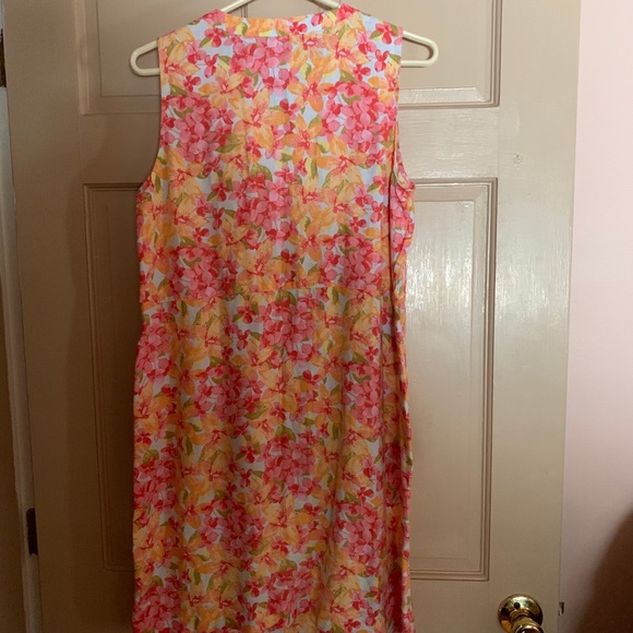 Floral print summer cotton dress - Picture 2 of 2